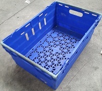 Special Offers 600x400x200 Bale Arm Crate Green 35 Ltr - Packs of 10 For Supermarkets