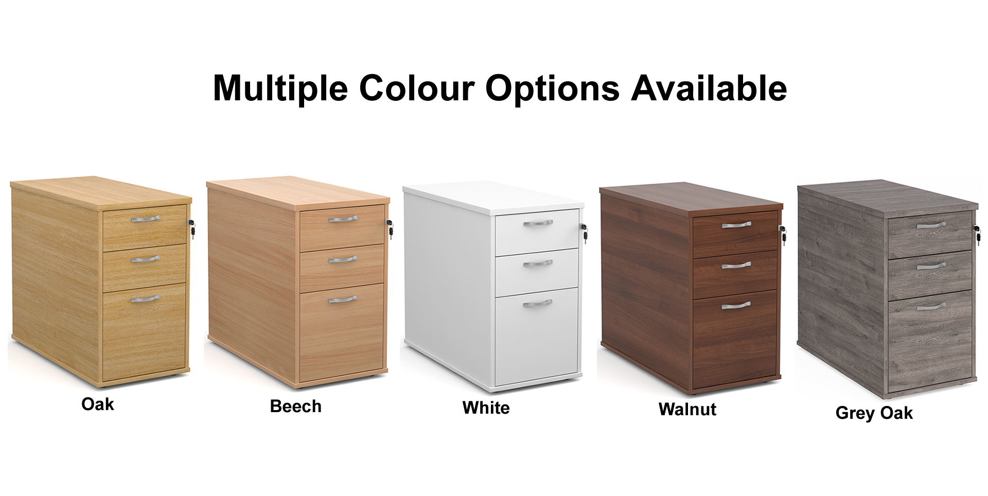 Providers Of Universal Three Drawer Desk High Pedestal - 800mm Deep Huddersfield