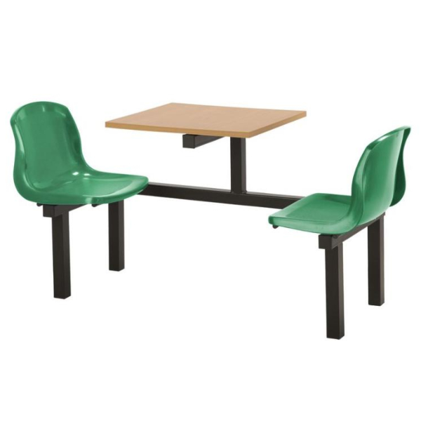 CU90 - 2-Seater Harvey Canteen Unit - Green, Beech