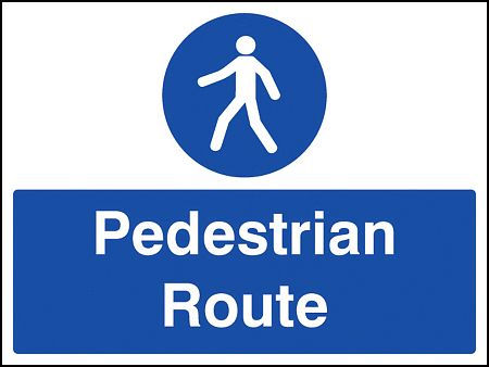 Pedestrian route