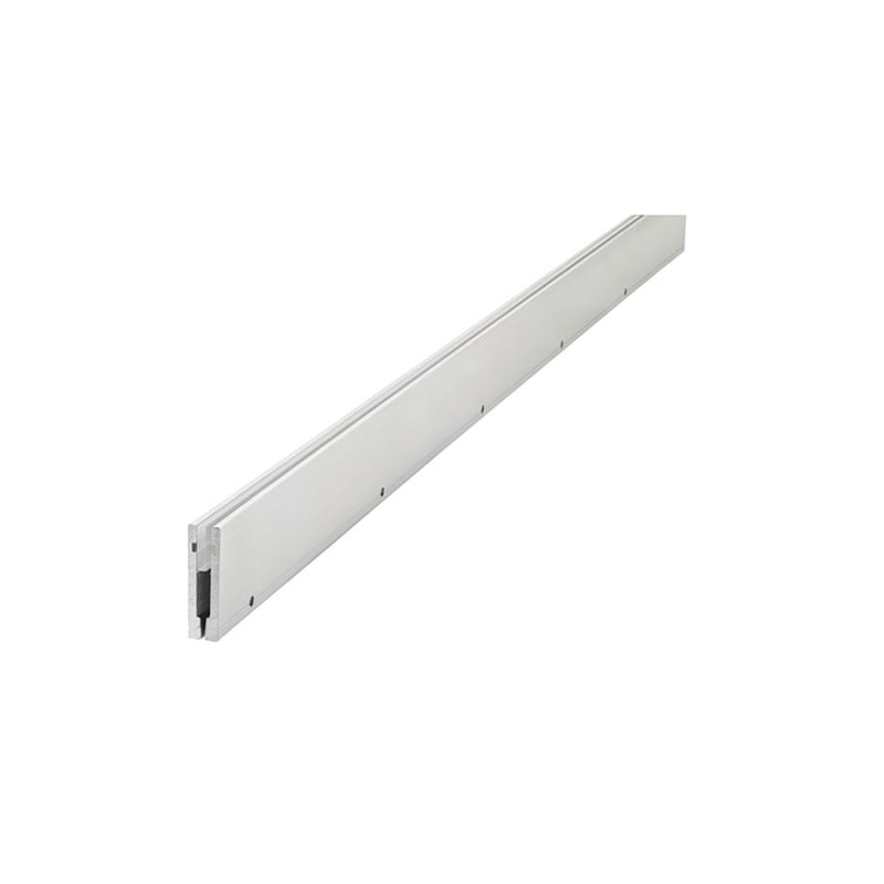 Integral Recessed Frosted Diffuser 6.1x25mm Aluminium Profile Rail 1 Metre