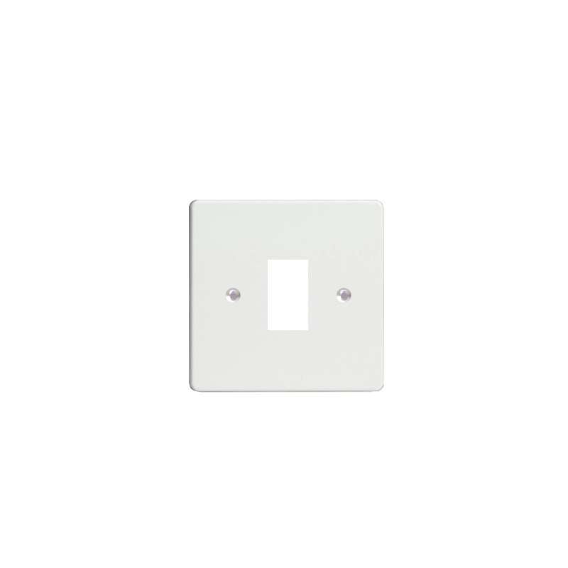 Varilight Power Grid Plates (1-12 Gang) White 1 Gang