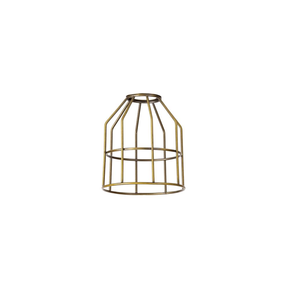 Luxuria Glorelle Cylinder 14cm Wire Cage Shade Gilt Bronze