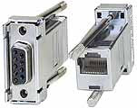 Serial Female DB9 to Female RJ45 Adapter