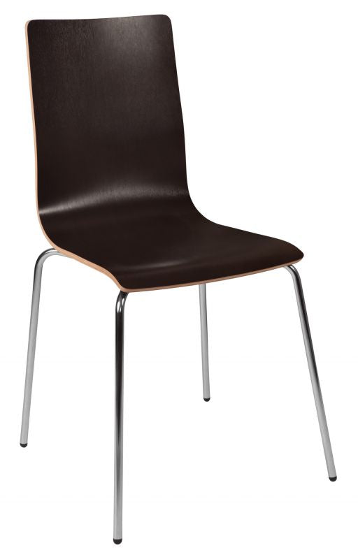 Wenge Wood Reception Meeting Room Visitor Chair - Sold in Packs of Four - LOFT-CHAIR Huddersfield