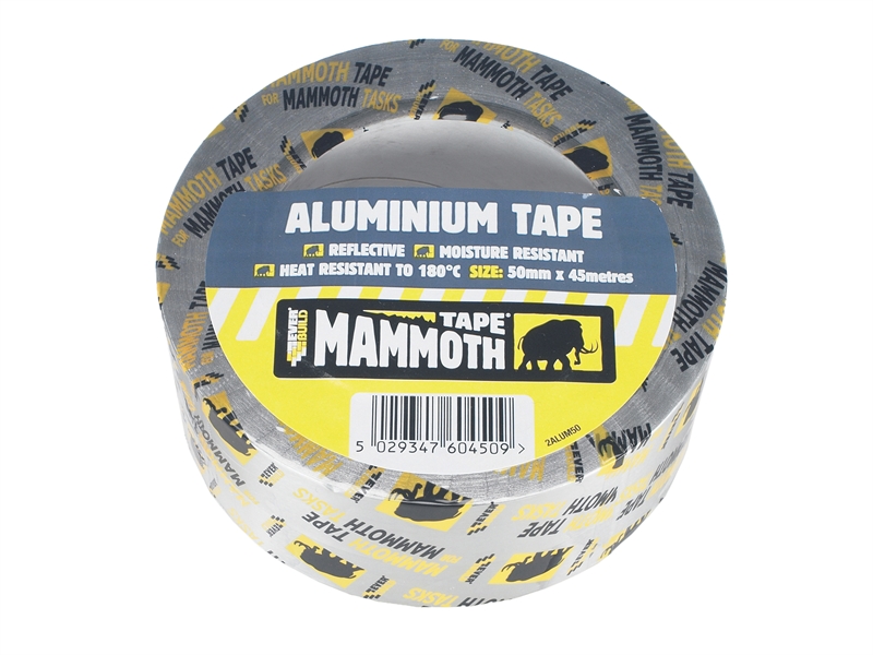 Everbuild Aluminium Foil Tape 50mm x 45Mtr