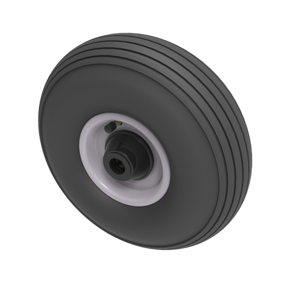 Pneumatic 260mm Roller Bearing Wheel 200kg Load