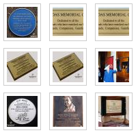 Bespoke Stainless Steel Engraved Commemorative Memorial Plaques UK