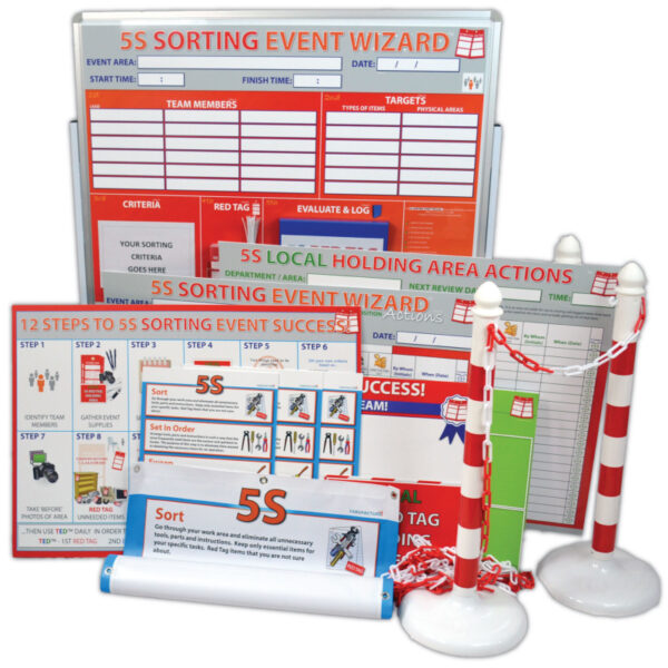 Gold 5S Training Kits for Company Wide Implementation