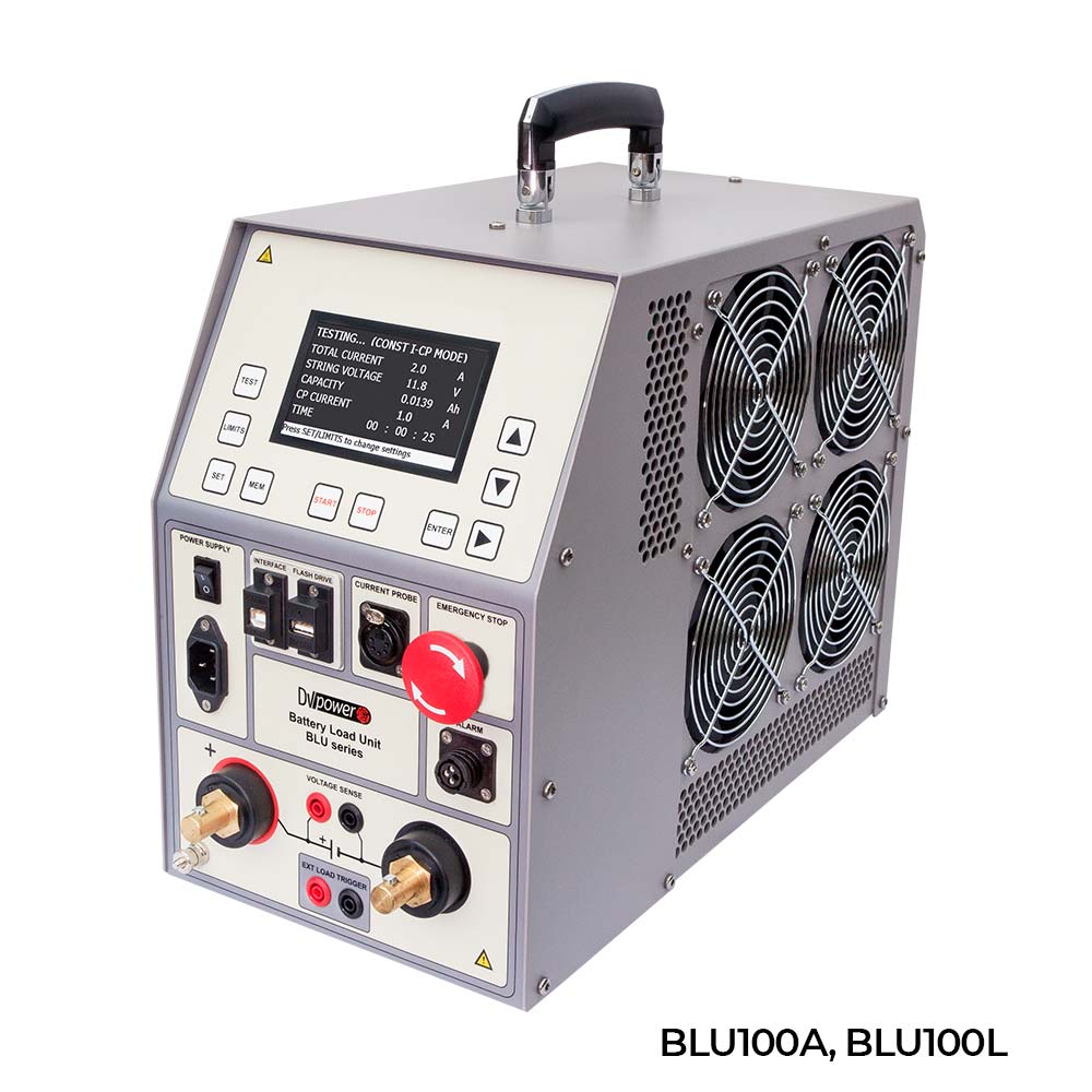 Manufacturers of DV Power BLU100A Battery Load Unit 0-14.2kW Battery Capacity Tester