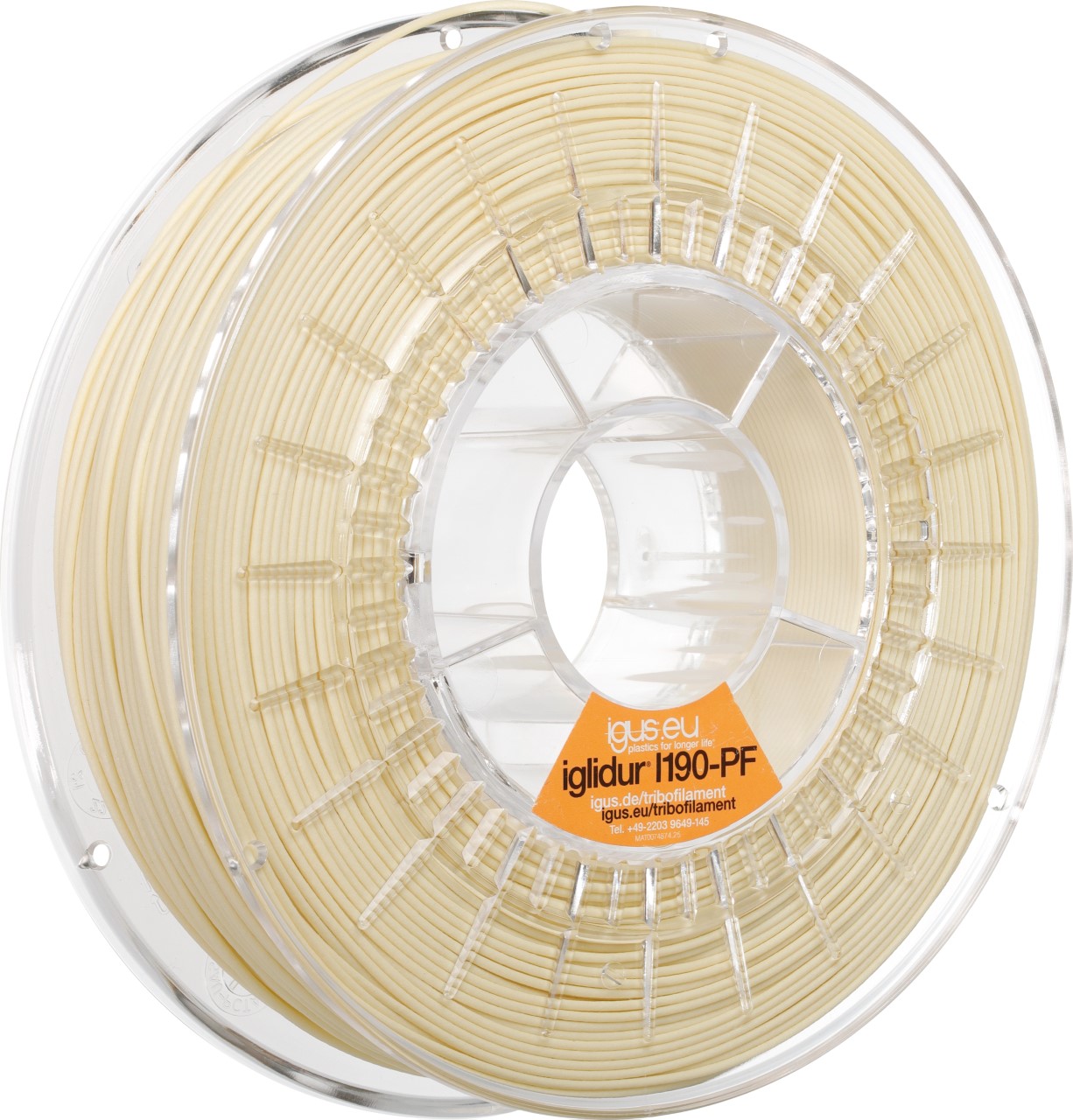 iglidur I190-PF 3D Printing Filament 2.85mm 750gms