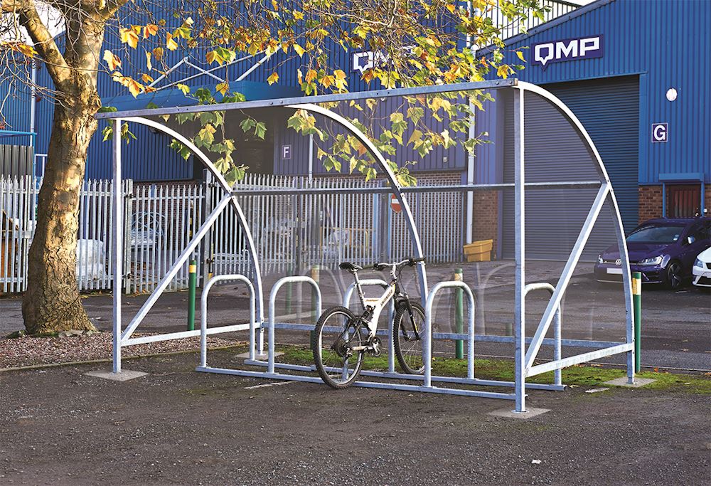 Galvanised Dudley Cycle Shelter 2m or 4m Wide