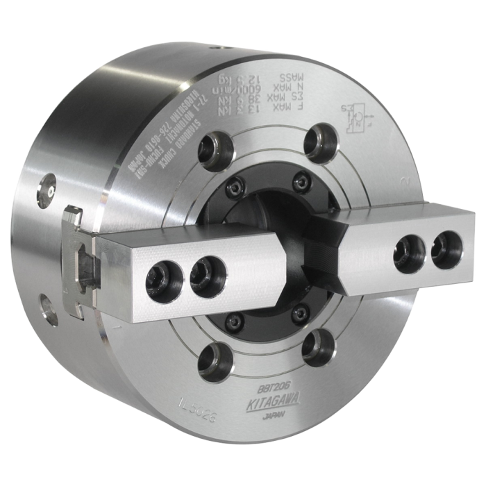 Kitagawa BBT 206 Large Thru-Hole 2-Jaw Power Chuck