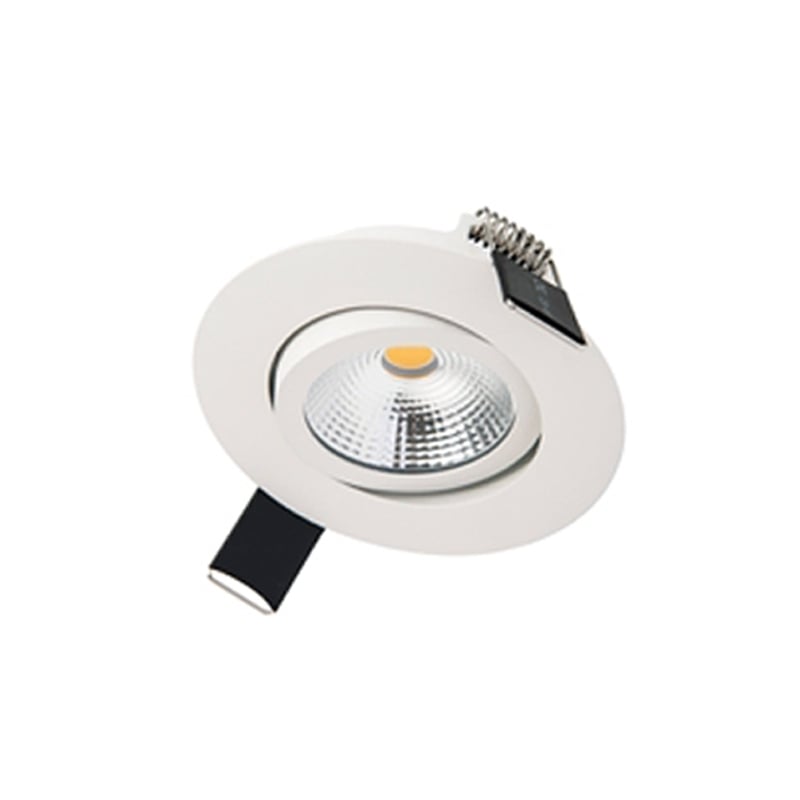 Integral Lux Ultra Slim Tiltable LED Downlight 3000K Matt white