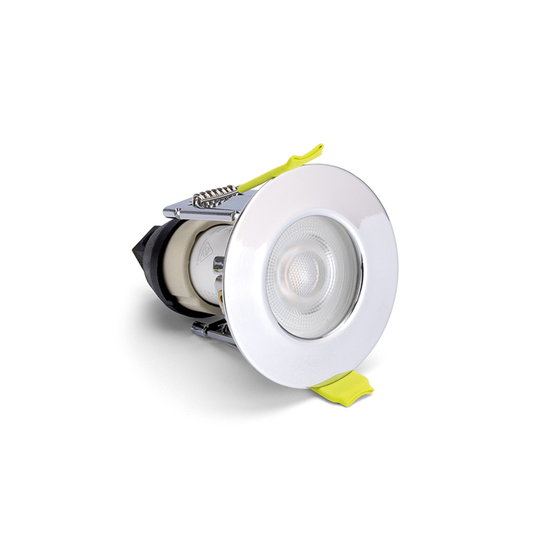 Integral Evofire Mini Fire Rated GU10 Downlight IP65 Polished Chrome