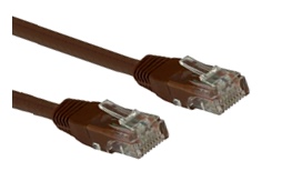 C510EV1-02 Category 5E UTP Patch Cable EV1, 2 metres, brown ( Cat5E )