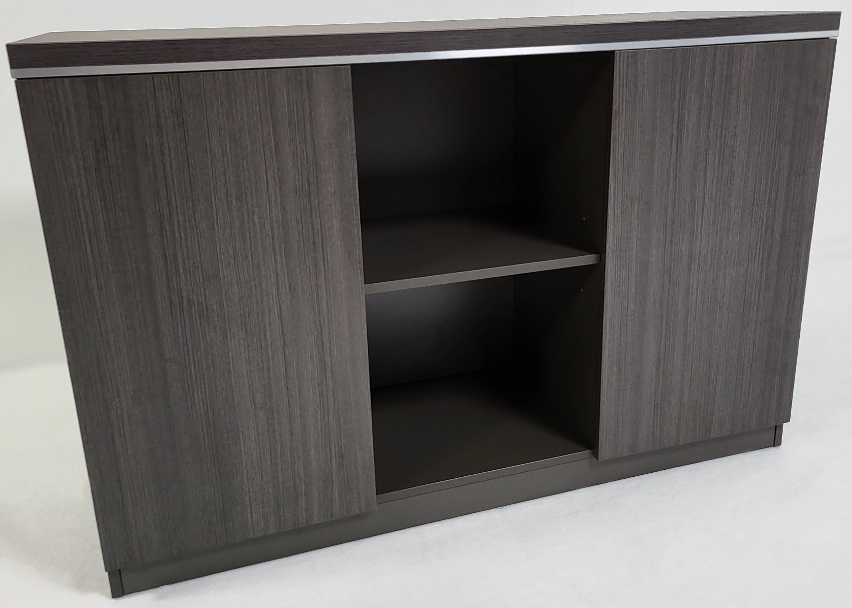 Modern 1200mm Wide Grey Oak Executive Office Cupboard - DG07-S0312 North Yourkshire