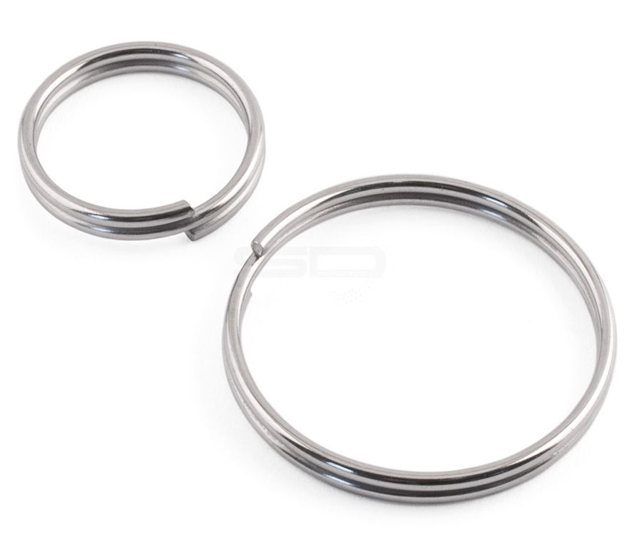 Split Round Safety Rings - 316 / A4 Stainless Steel