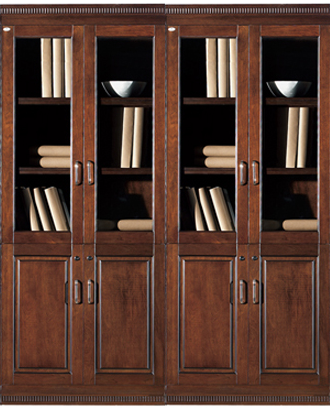 Executive Four Door Office Storage Bookcase - BKC-UM182-2 Huddersfield