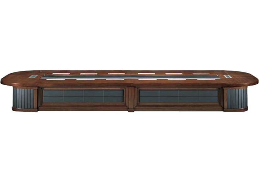 Providers Of Extra Large Luxury Boardroom Table with Black Leather Panelling - 5600mm to 7000mm - UT8868 Huddersfield