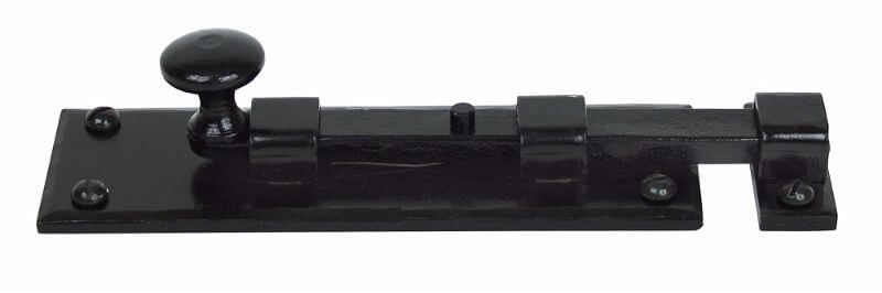 Anvil 33980 Black 6'' Straight Knob Bolt