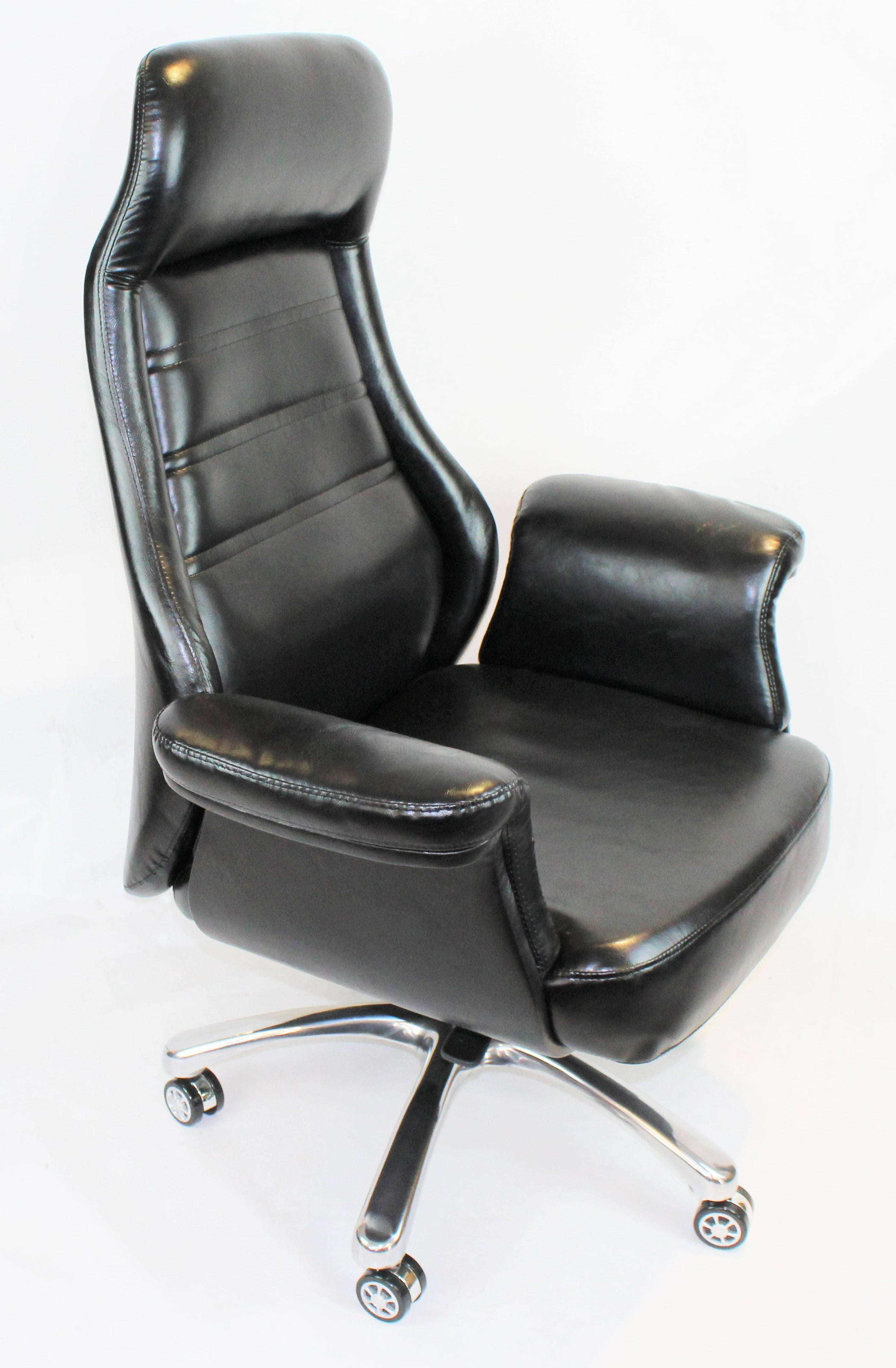 Providers Of Black Leather Executive Office Chair - DH-090 North Yorkshire