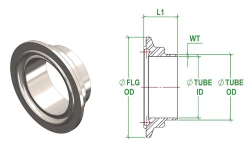Industrial Stainless Steel Suppliers of Hygienic Union, DIN11853-3 (TC Version), Male, 316L Stainless Steel for Hygienic Pipework
