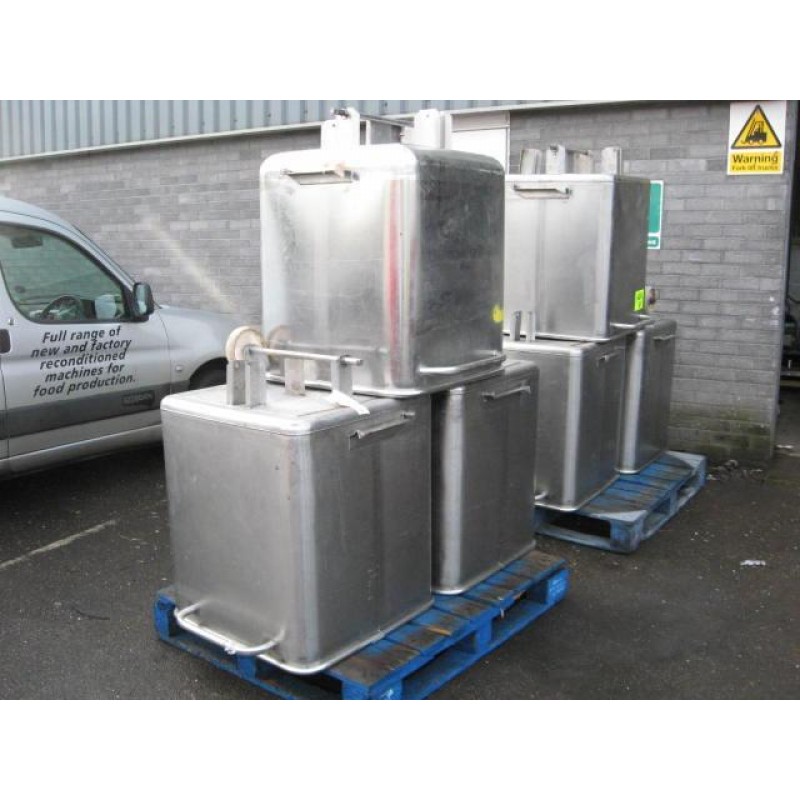 Suppliers Of New 200 Litre Tote Bins For The Food Processing Industry