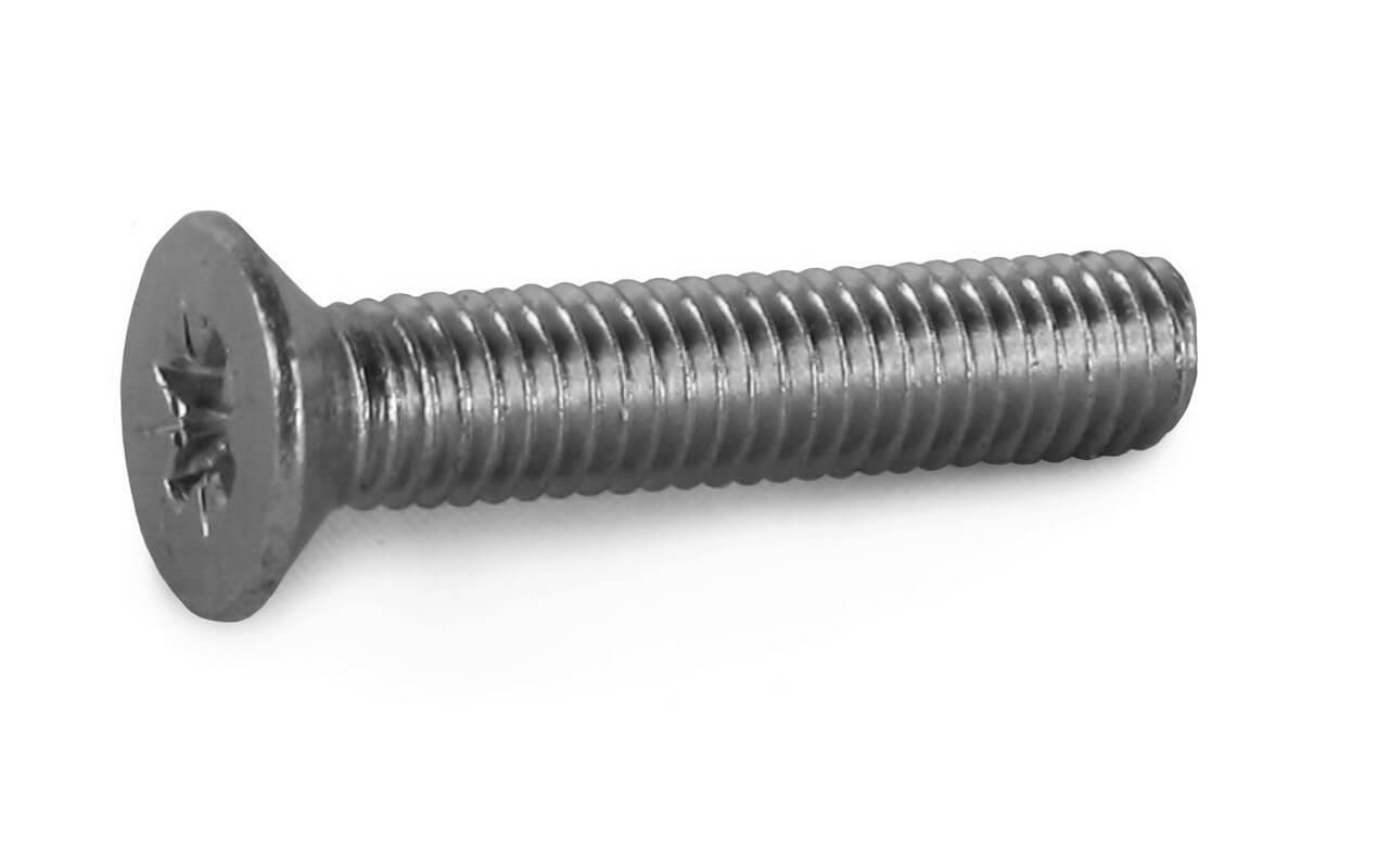 M6x25 A2 Pozi Csk Machine Screw DIN 965