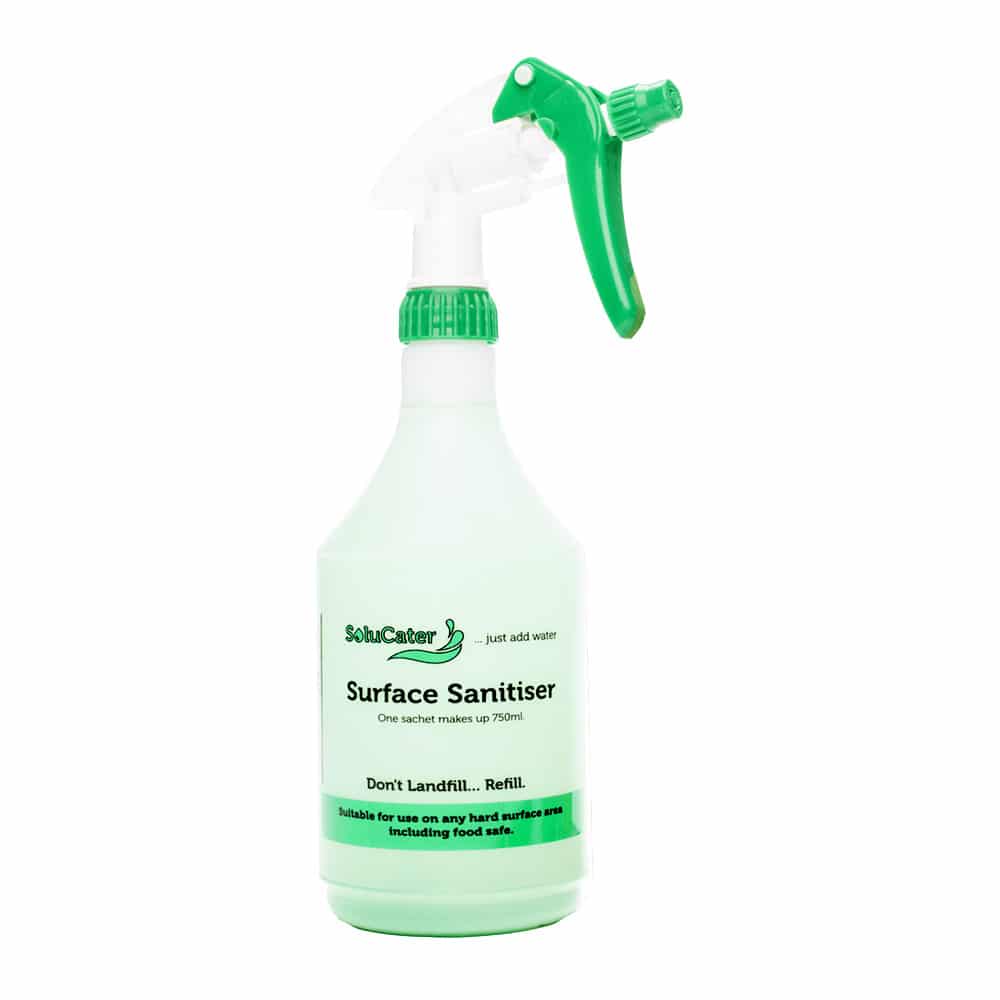 Suppliers Of SoluCater Surface Sanitiser Bottle x1 For Nurseries