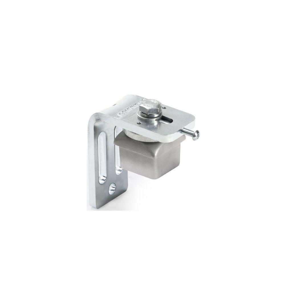 Adjustable Upper Hinge with Bearing 40mm Square insert & L Plate Galvanised