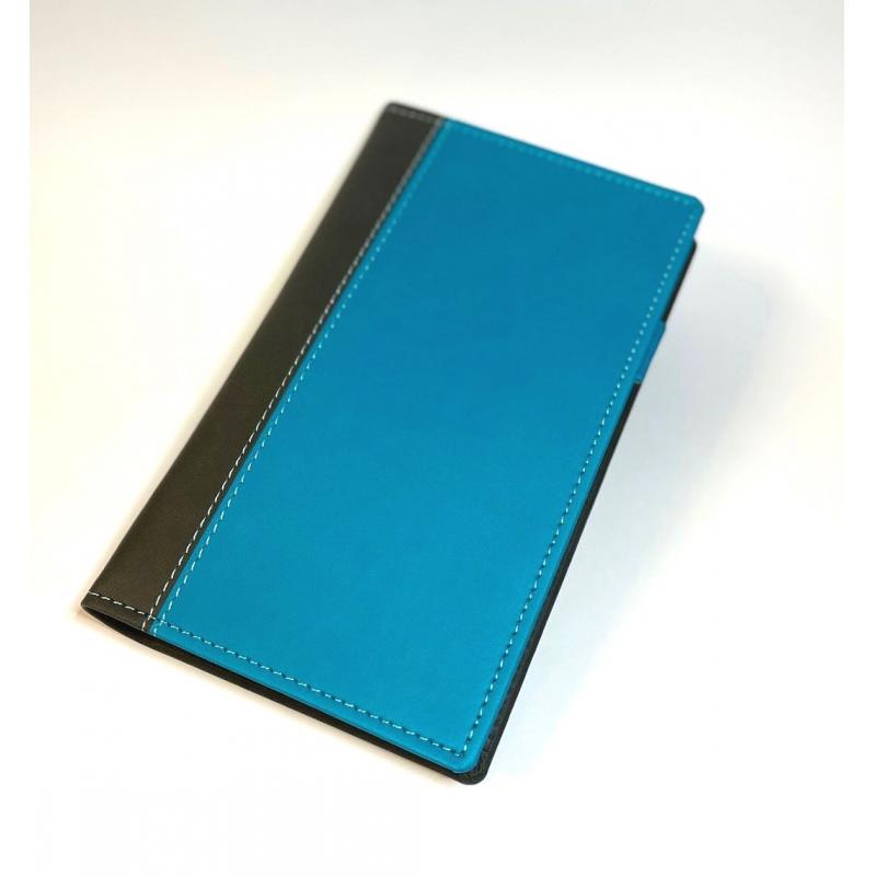 Deluxe Newcalf Pocket Wallet With Comb Bound Notebook Insert