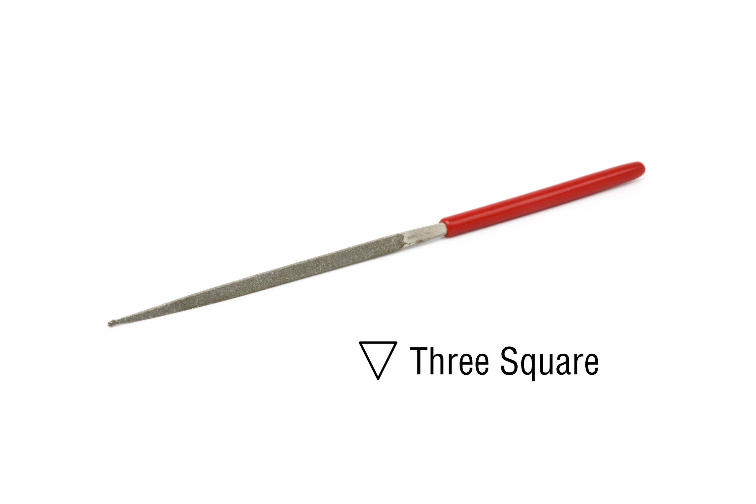 EZE-LAP Needle File Three Square  Fine