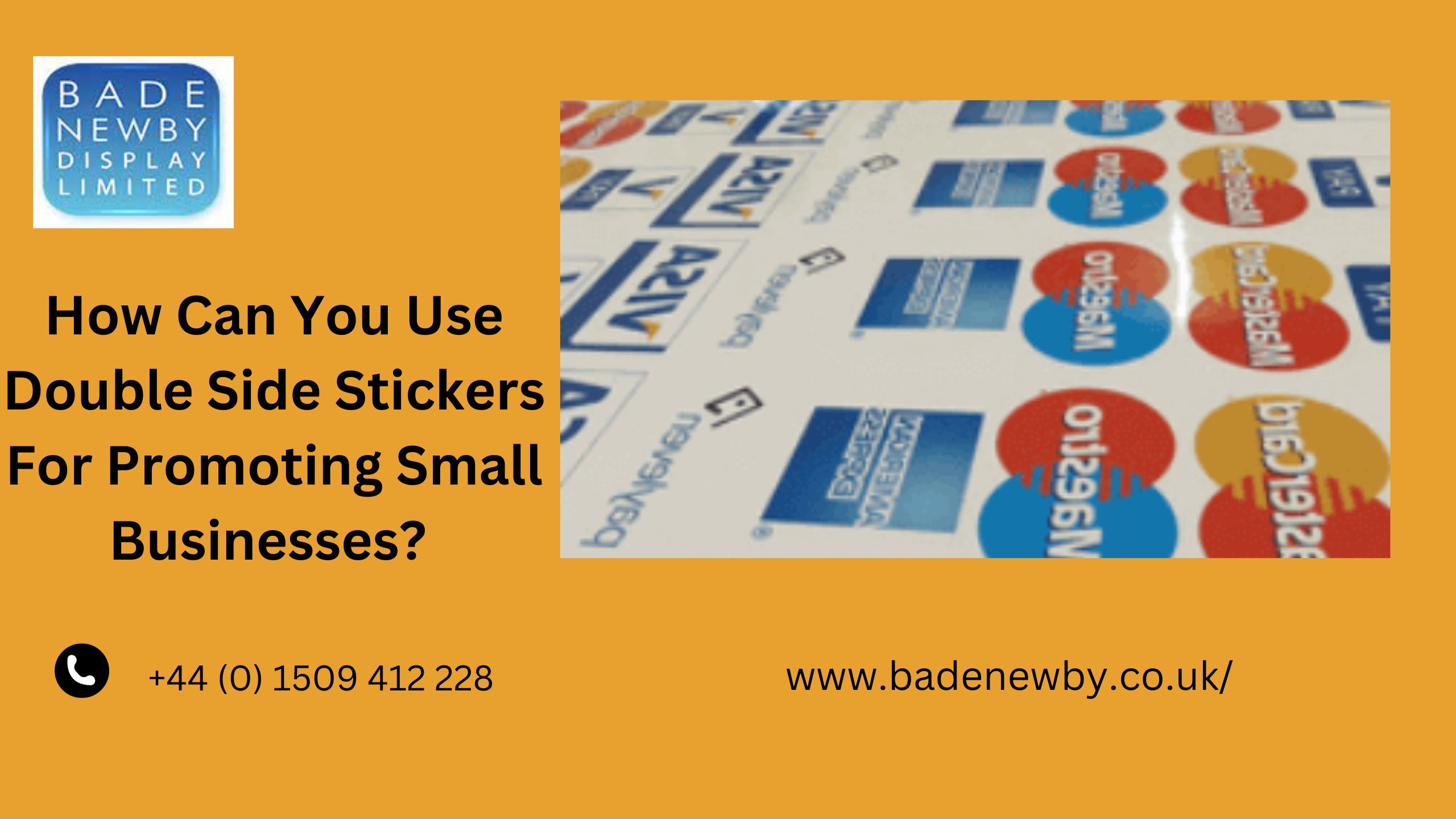 How Can You Use Double Side Stickers For Promoting Small Businesses?