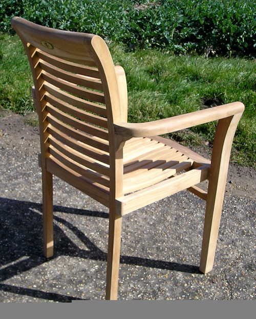Suppliers of Lovina Stacking Teak Arm Chair