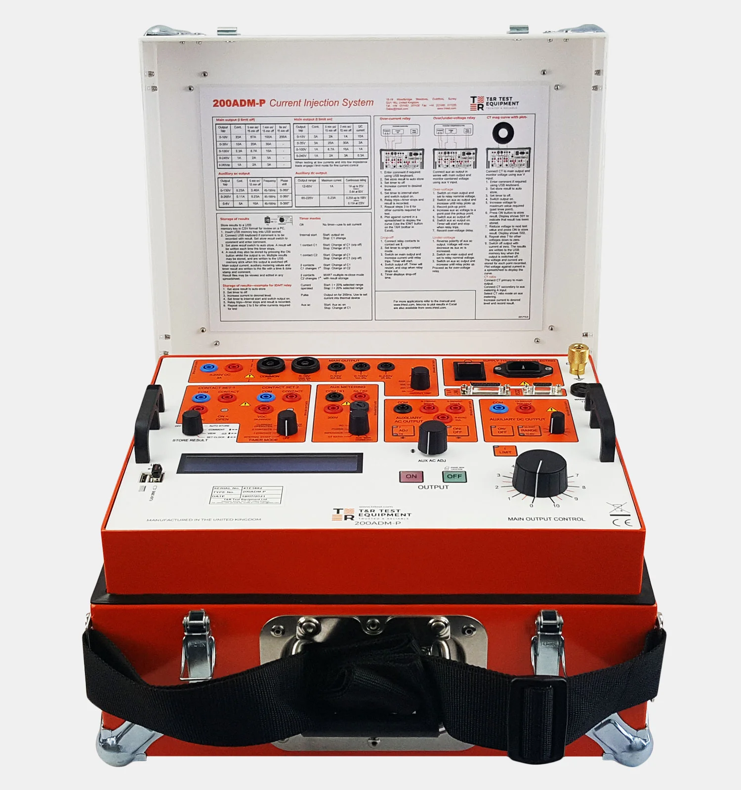 Suppliers of 200ADM-P Secondary Current Injection Test Set