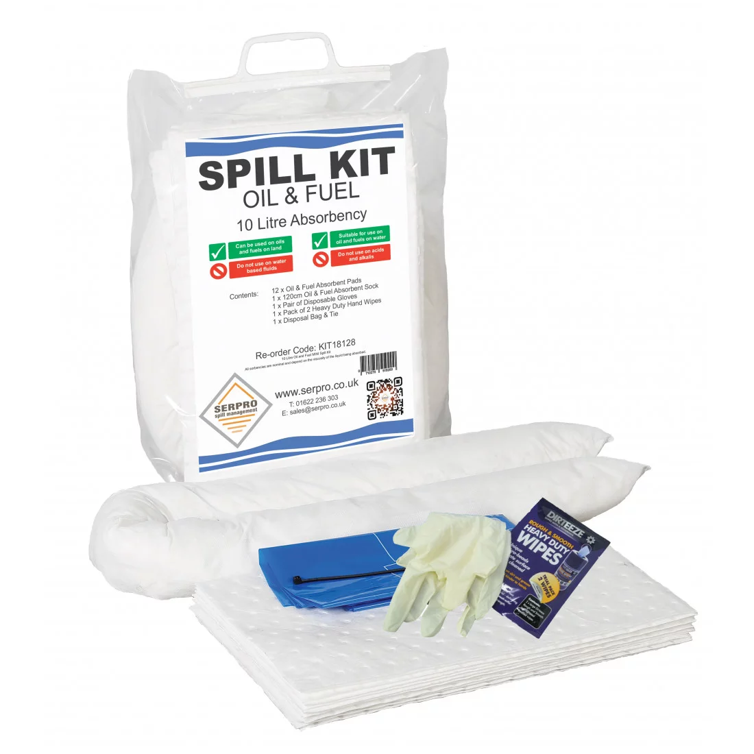 10 Litre Diesel Fuel Mini Spill Kit