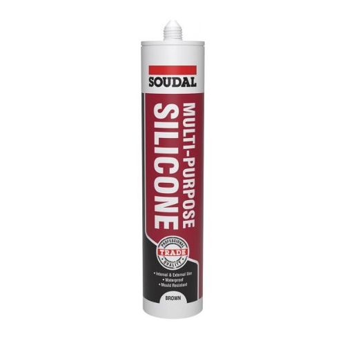 Soudal Multi-Purpose Silicone Brown 270ml