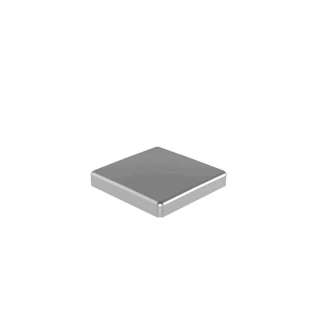 Marano Post Cap for 50mm Square SectionAluminium Satin Anodised Finish