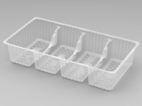 4 Cavity Finger Tray