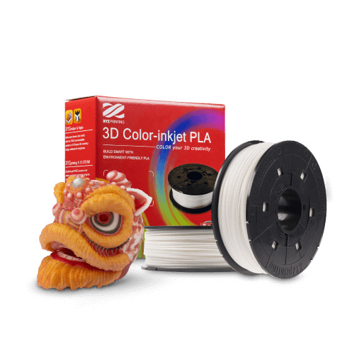 XYZ Printing 3D Color Inkjet White PLA 600gms 1.75mm