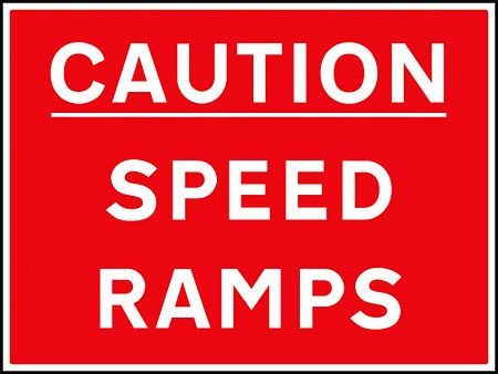 Caution speed ramps