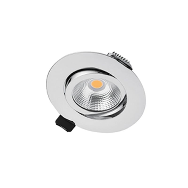 Integral Lux Ultra Slim Tiltable LED Downlight 4000K Polished Chrome