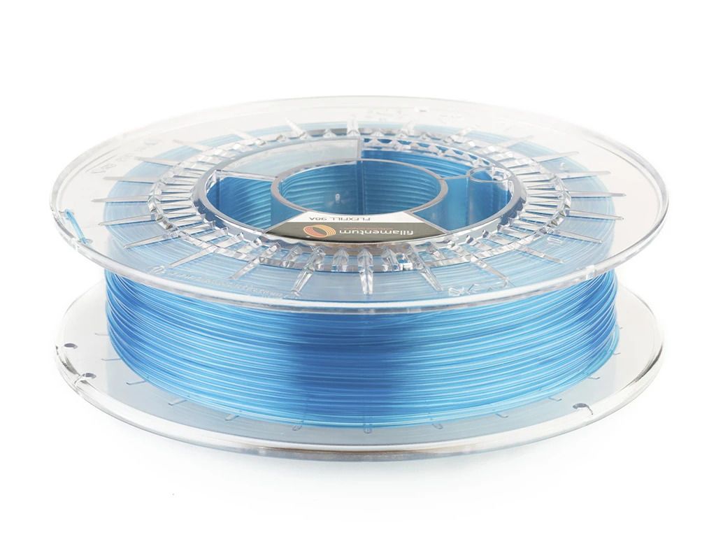 Fillamentum Flexfill TPU 98A Blue Transparent 1.75MM 3D Printer Filament