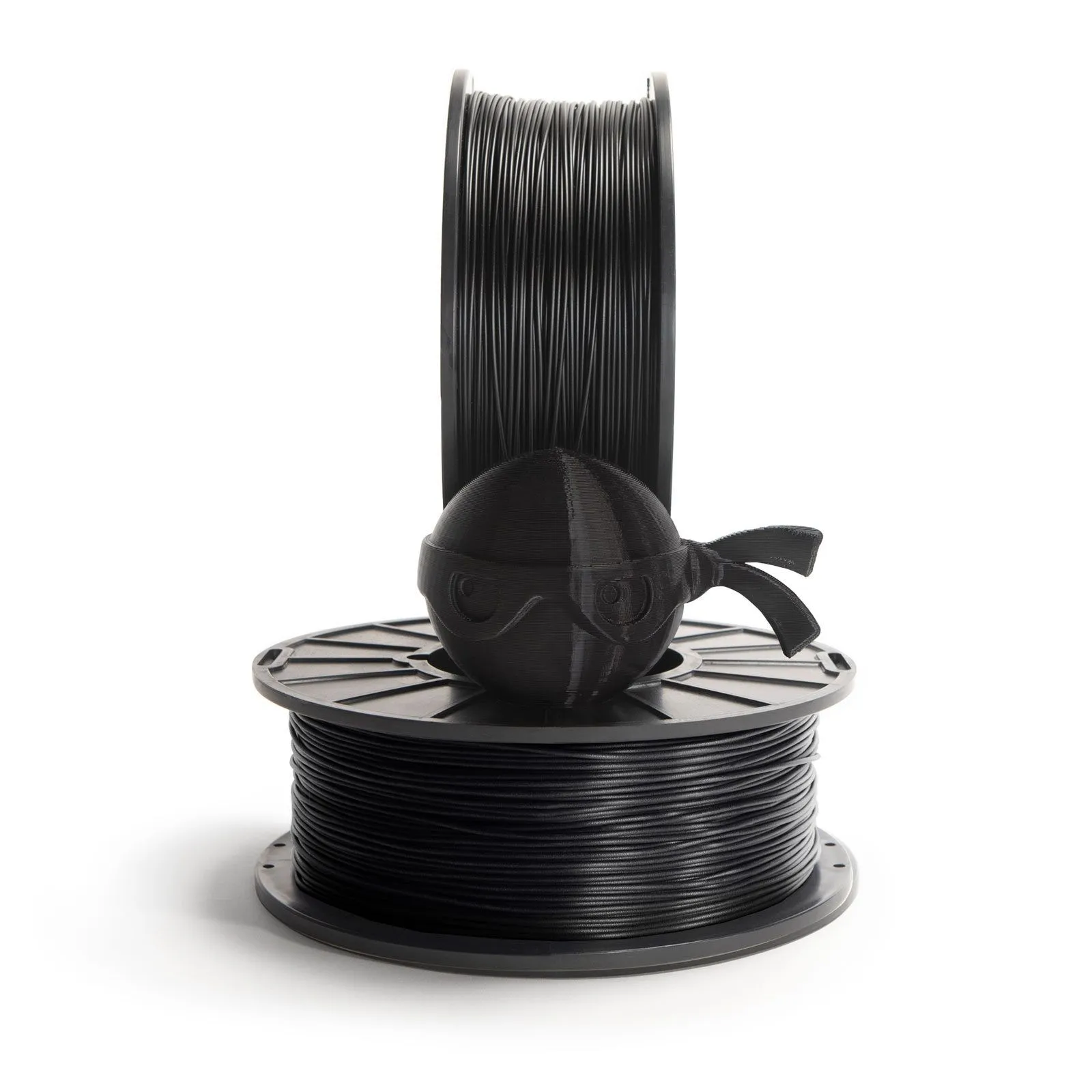 NinjaTek 75A Chinchilla Midnight Black 1.75mm Flexible 3D Printer Filament 500g
