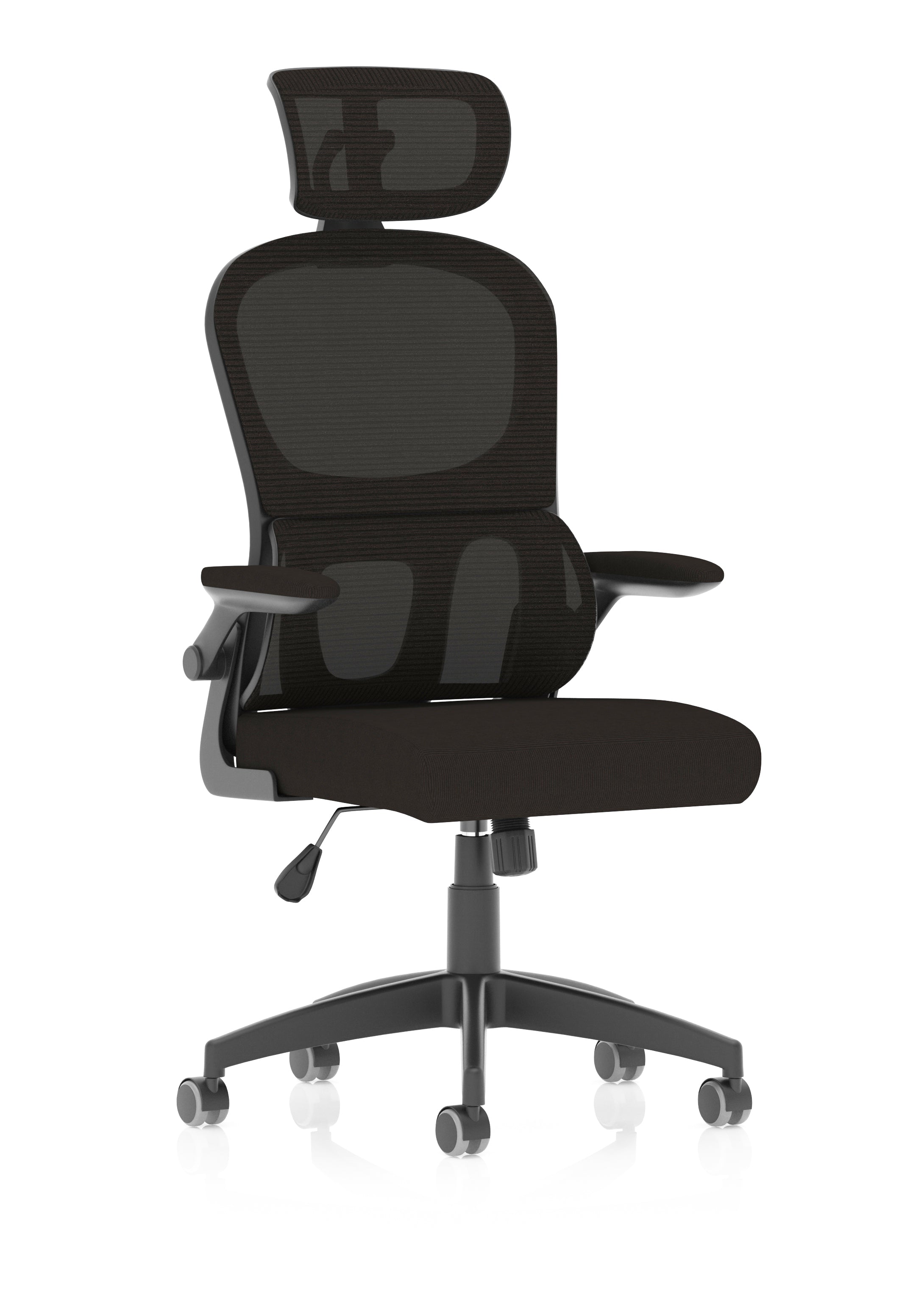 Iris Task Operator Mesh Back Fabric Seat With Headrest North Yourkshire