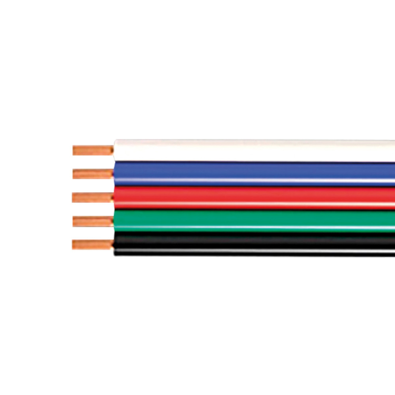 Integral 5 Core Cable 1.00mm² Black/Red/Green/Blue/White 1M Wire