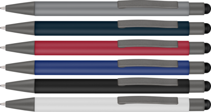Ergo-i Soft Feel Metal Ballpoint Pen with Stylus