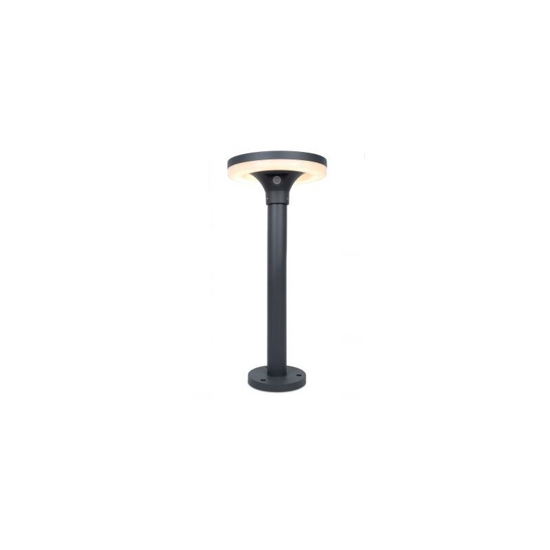 Kosnic Tarkine Solar Aluminium Diecast Medium Bollard 4000K Black