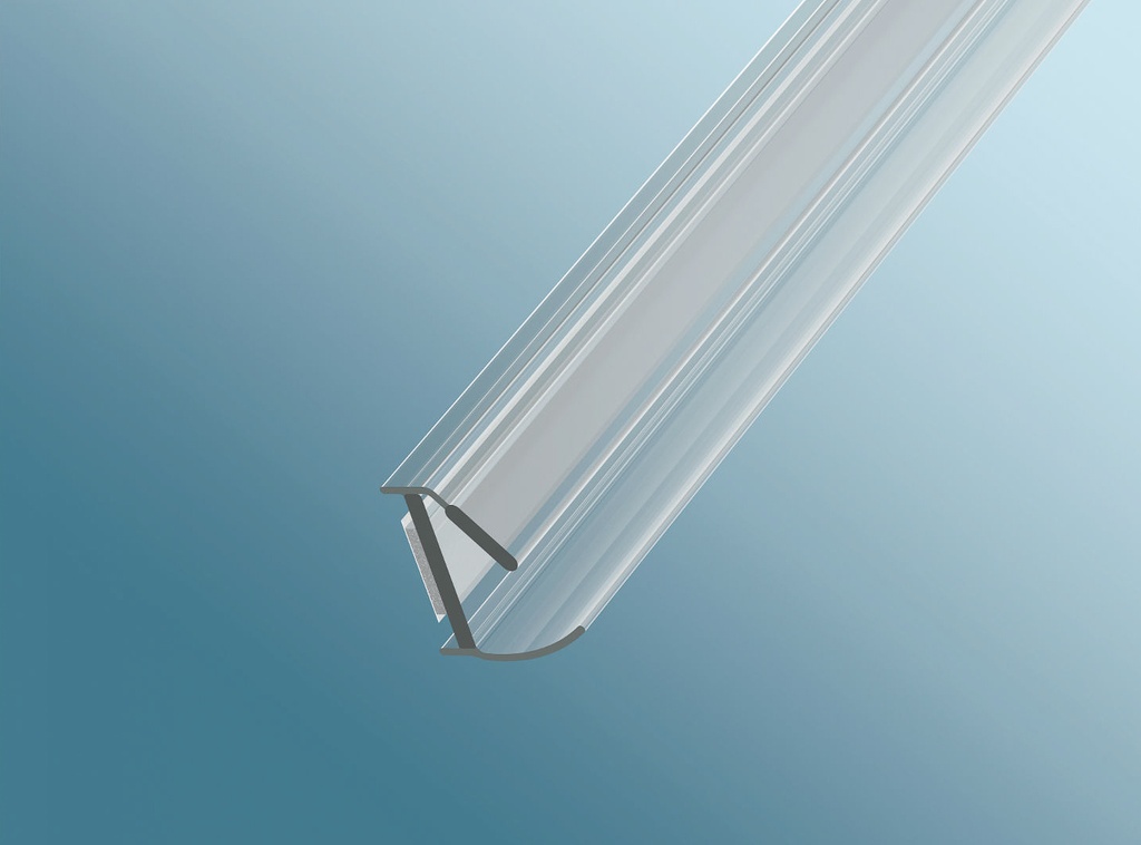 Glass Door Side Seal - To Fit 10mm to 10.8mm Glass 